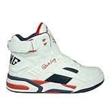 PATRICK EWING Athletics Eclipse OG Sneakers White/Navy/Red USA Dream Team 1992 Olympic Edition Leather Upper; Size 10.5