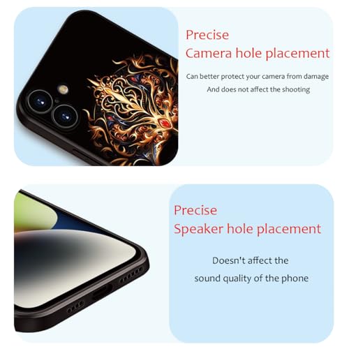 Printed with Skull for iPhone 16 case, Silicone Soft Shockproof Case Featuring a Reaper Skeleton Print with - for a Distinctive Edge (A2-Skull-Death God Skeleton)