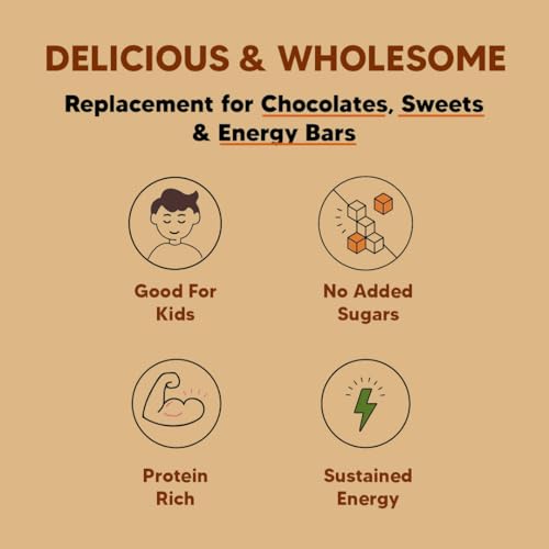 EAT BETTER CO - Coffee & Almond - Sugar-Free Laddoos | High Protein & Instant Energy | 95% Dry-Fruits - Pack of 4 - Healthy Chocolate – No Added Sugar | Healthy Snacks | Energy-Bar Replacement