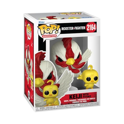 Funko Pop! & Buddy: Rooster Fighter - Keiji & Piyoko - Figura de Vinilo Coleccionable - Idea de Regalo - Mercancia Oficial - Juguetes para Niños y Adultos - Anime Fans - Muñeco para Coleccionistas