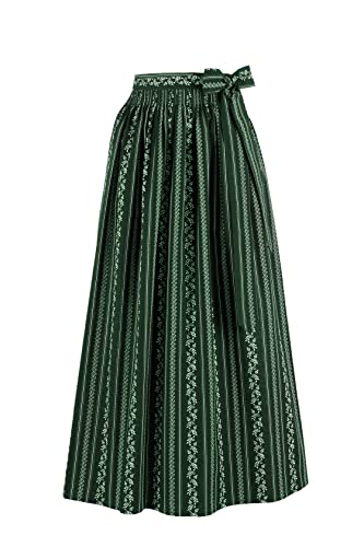 Sc-195 Maxi Grembiule Dirndl Abete 34-38 donna