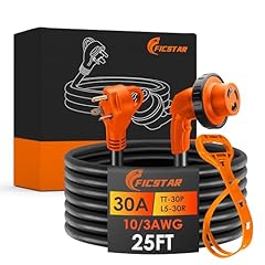 Ficstar 30 Amp RV Extension Cord 25 ft