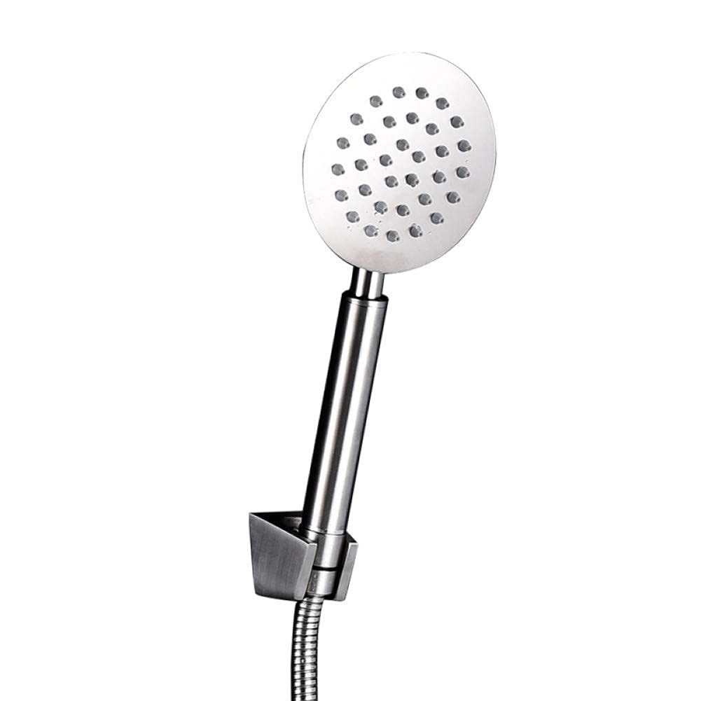 YNIYUJKL Rain Shower Head Rain Faucet Quality Stainless Steel 304 Hand Held Shower Brushed Nickel Finish Hand Shower Set High Pressure Rainfall Shower Heads Hand Hold Single Head Stain