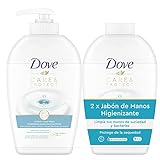 Dove Cuida y Protege Jabón de Manos con Dosificador y Recambio 250 ml x2