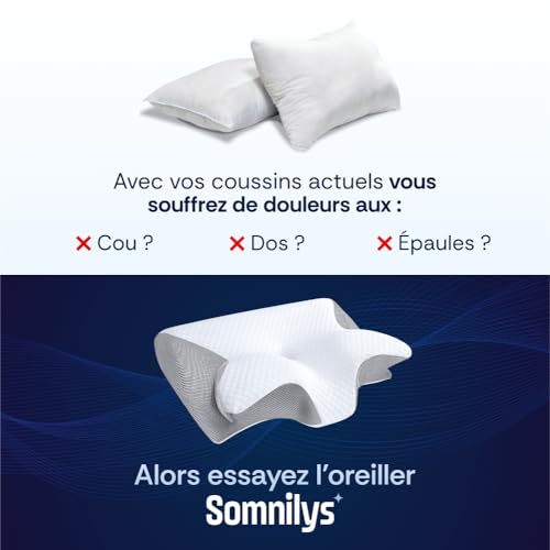 Mal de cou ? Oreiller cervical ergonomique en mousse à mémoire de forme