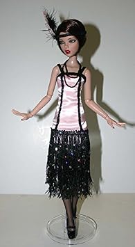 Roaring Twenties Flapper Printed Sewing Pattern for 16 Deja Vu Dolls Tonner