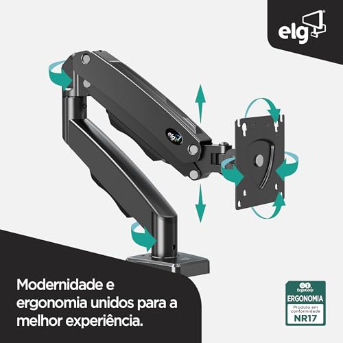 Suporte Articulado ELG F80N Preto