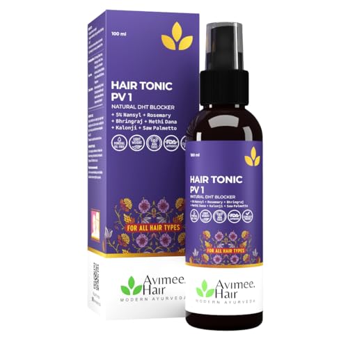 Sérum naturel DHT Avimee Herbal au romarin et amla pour un cuir chevelu sain et revitalisé