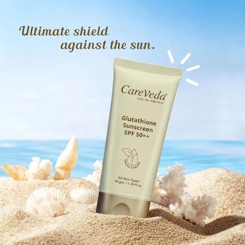 Image of Glutathione Sunscreen SPF 50++ Enriched with Hyaluronic & Kojic Acid For All Skin Types 50gm