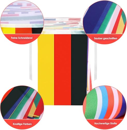 AhfuLife WM 2026 Fahnen Wimpelkette und Spielplan Poster, 15m - 14x21cm Doppelseitig Länderflagge und A2 Fussball Planer für Deko Fußball Party Restaurant Wohnzimmern Bar (A2 Gefaltet Set)