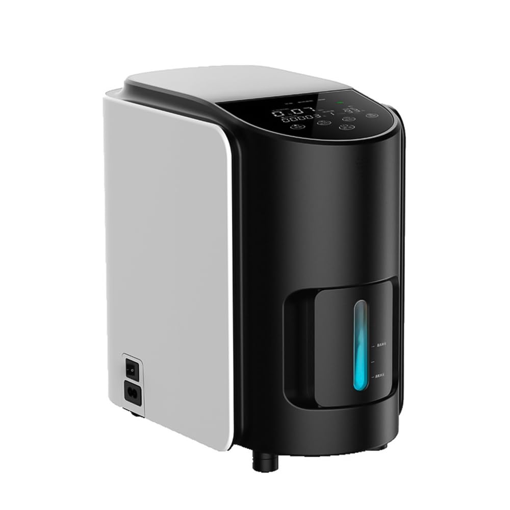 Aerosol Portatile, Concentratore di ossigeno portatile circa 1L-2L/min ossigeno 93% purezza,Display Digitale, Ciclo 24 ore