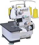 Máquina De Coser，Overlock Semi-Industrial，Estructura Metálica Sólida，3-4 Hilos Capacidad，Equipo Eléctrico，Ideal Para Costura Artesanal Hogareña