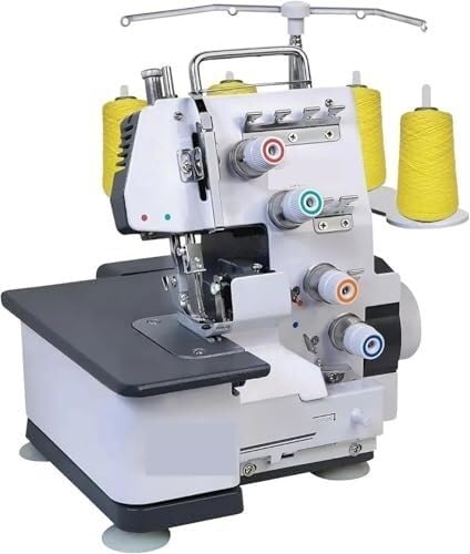 Maszycka Do Szycia，Półprzemysłowa Serger，Wytrzymała Rama Metalowa，3-4 Nitki Pojemność，Urządzenie Elektryczne，Do Domowego Szycia I Rękodzieła