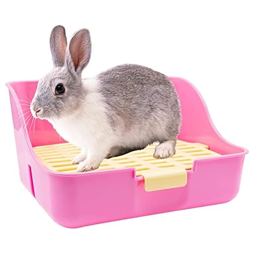 MMBOX, Lettiera da gabbia per conigli, Facile da pulire, Gadget per i bisogni di animali di piccola taglia/conigli/porcellini d’India/furetti.