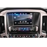LFOTPP Car Navigation Screen Protector for 2016-2019 2020 2021 GMC Sierra 1500 2500HD 3500HD 8 Inch IntelliLink,Tempered Glass 9H Hardness Car Infotainment Stereo Display Center Touchscreen Protective Film