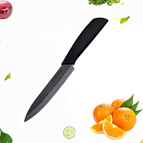 Kitchen Ceramic Knife Set Professional Knife With Sheaths, Super Sharp Rust Proof Stain Resistant (6" Chef Knife, 5" Utility Knife, 4" Fruit Knife) #TOP2