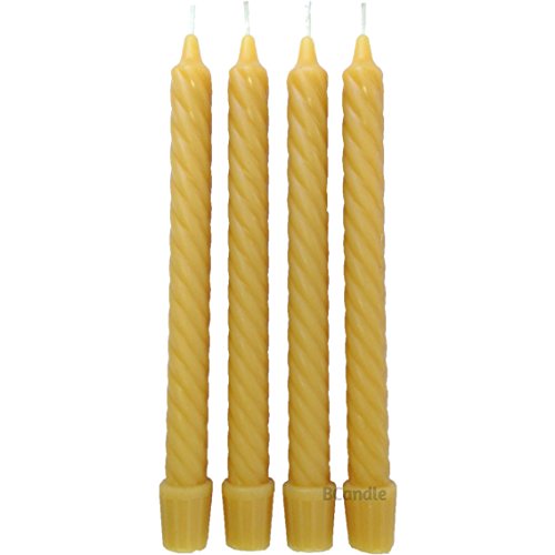 Cire d'abeille spirale bougies coniques pour retrouver la magie des souvenirs d'enfance