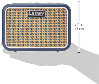 Laney Mini-Lion amplifier with dimensions shown as 5.4 inches or 13 cm