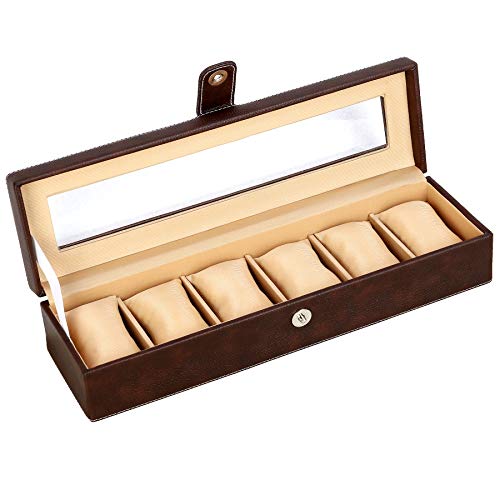 Best Handcrafted Ghadi Box for 6 Watch Slots Ideal for Men and Women Watch Collection Box