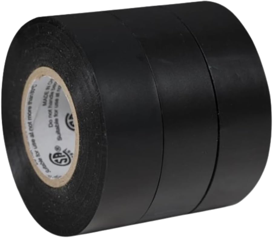 Duck Brand Professional Electrical Tape,0.75-Inch by 50-Feet of Rolls,Black (299004),(Pack of 36)
