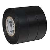 Duck Brand Professional Electrical Tape, 0.75 in x 50 Ft, Black, 3-Pack – view 2