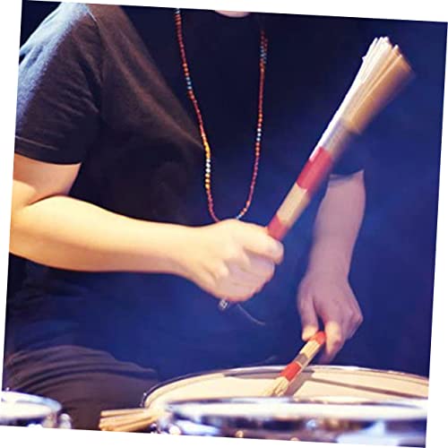 Set de baquetas de maple y escobillón de percusión ligero miniatura 7
