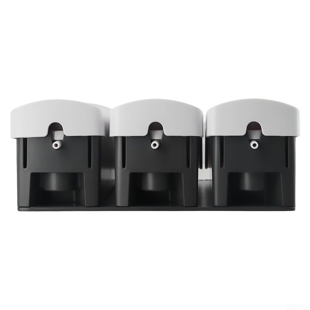 Dispensador de jabón de montaje en esquina 900ml Capacidad total Baño (Oro)