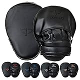 JAYEFO Glorious Punch Mitts Speed Focus Bags Mitts Punching MMA Muay Thai Boxing Pads Target Curved Gloves Training Hand Target for Kids, Youth, Men & Women Kickboxing… (Black)
