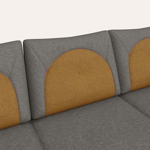 Image of Interio by Godrej Windle 5-Seater Fabric Sofa Set (3+2)
