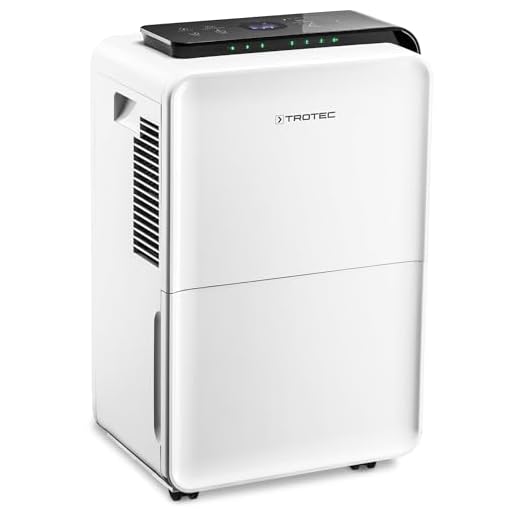 TROTEC Luftentfeuchter und Luftreiniger TTK 99 HEPA | Geeignet für Räume bis 90 m² / 230 m³ | Wasserbehälter ca. 4 Liter