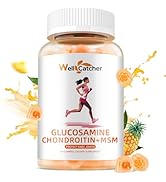 Glucosamine Chondroitin Gummies with MSM for Men Women - Sugar Free Extra Strength Joint Support ...