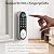 Keyless-Entry Door-Lock Deadbolt Smart Lock: Electronic/Electric Digital Deadbolt with Keypad, Fingerprint & Code Access, Biometric App Control for Front, Entry & Exterior Doors (Nickel)