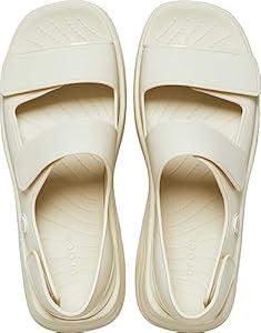 Crocs Women 208183-2Y2 Skyline Sandal, Bone, 36/37 EU : Amazon.sg