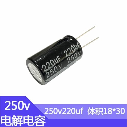 Condensateur électrolytique 250V en aluminium pour réparation électronique