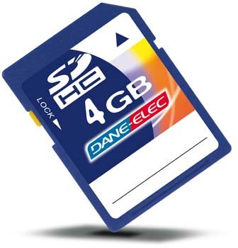 Sd Hc Media Memory Card Capacity 4Gb Ref Da-Sd-4096-R