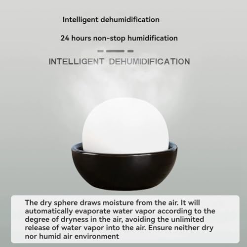Humidificateur de pièce en pierre avec déshumidification efficace - 6