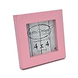 4x4 Gallery Frame with 1 Inch Border - Petal Pink