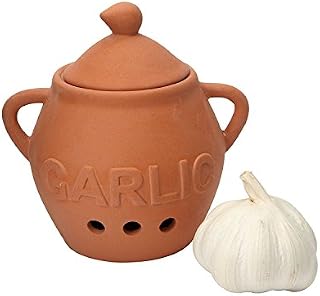 Dexam 17851023 Terracotta Garlic Keeper, Ceramic,12.75cm x 10cm