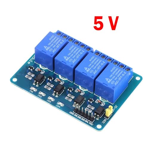 Module relais 5V 4 canaux isolé par optocoupleur anti-interférence