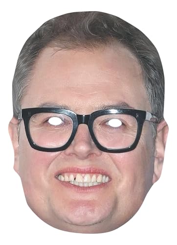 Star Cutouts CMP012 Alan Carr Six Pack Cardboard Face Mask - Includes Tabs & Elastic - Great Fun For Fans & Events - Image 2