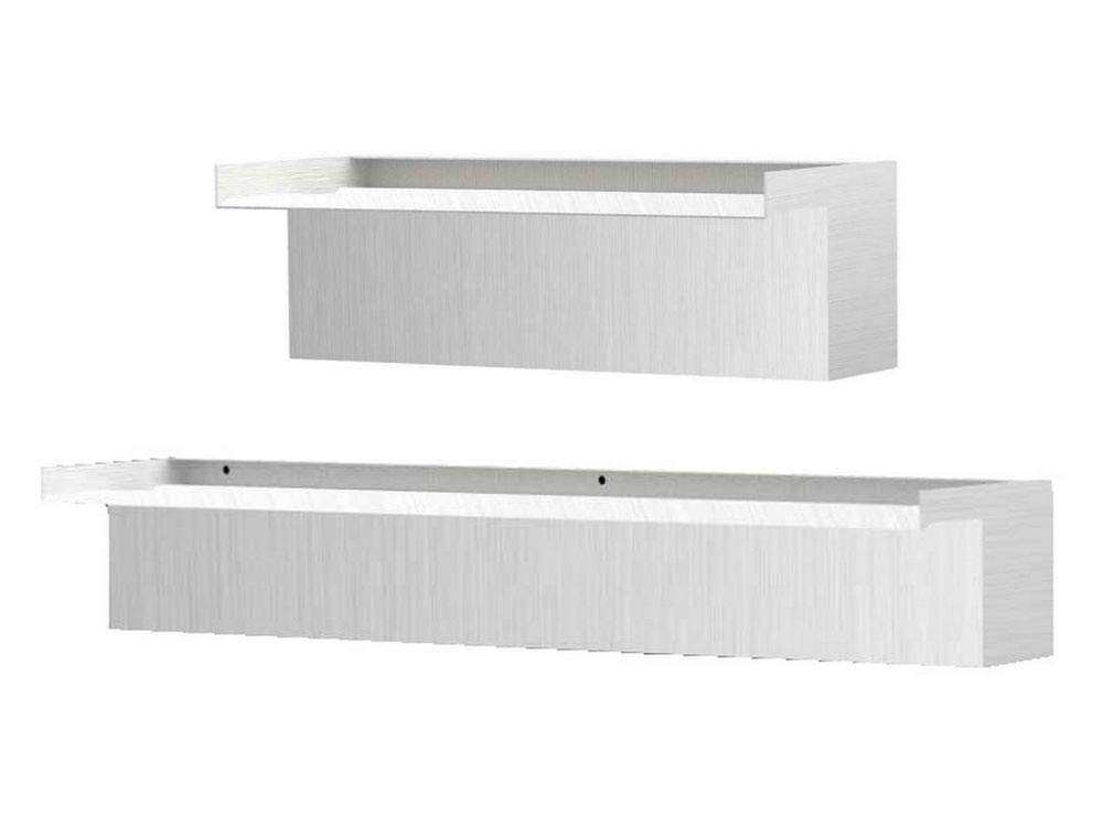 AquaOne Edelstahl Wasserfall CWF-30 30cm Teich Gartenteich Bachlauf Fontäne Springbrunnen Kaskade