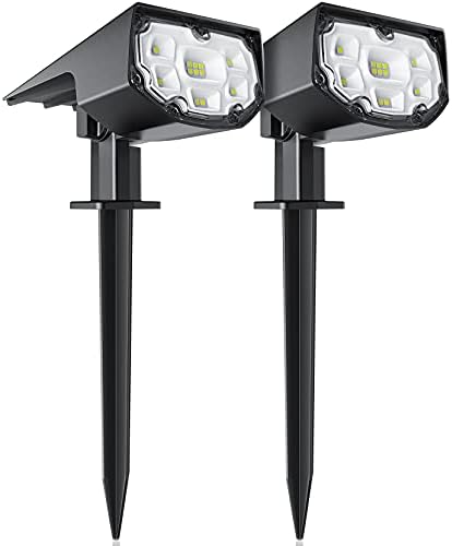 Bell + Howell Solar Outdoor Wall Light With Motion Sensor - 2 Modes, Black Modern Design