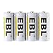 Produktbild EBL N Batterie, 600 mAh, NIMH, 1,2 V, MN9100, AM5, wiederaufladbare Batterien für Uhren, LED-Leuchten und elektronische Geräte (4 Packungen)