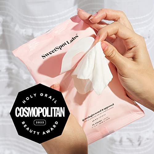 Sweetspot Labs Ph Balance Feminine Wash + Wipes Bundle, Sulfate Free, Clean, Gynecologist Tested & Approved, Fragrance-Free, 8 Oz Wash & 30 Count Wipes #TOP2