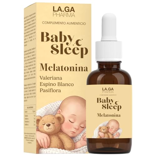 Melatonina Niños Gotas para Dormir con Valeriana, Pasiflora y Espino Blanco