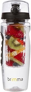 Brimma Fruit Infuser Water Bottle - 32 oz 0.25 Gallon Water Bottle, Large