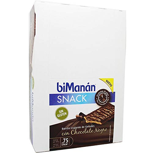 NUTRITION Bimanan chocolate negro sin gluten 15 unidades