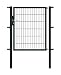 Produktbild Alberts 647094 Einzeltor Flexo mit Zubehör | verschiedene Breiten und Höhen | anthrazit | Breite 100 cm | Höhe 120 cm