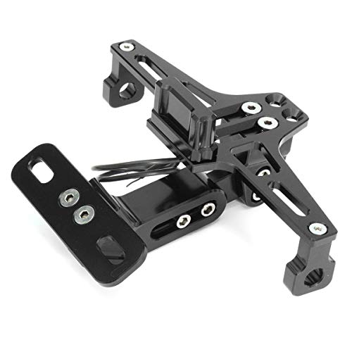 Dcolor Staffa Portatarga per Targa Motocicletta