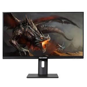 Fox Spirit 28" LED - PGK280 - Ecran PC 4K Gaming Compatible avec PS5 - Xbox Series X - 0.5 ms - Hauteur réglable - Pivot - HDMI 2.1 - DisplayPort 1.4 - USB-C 65W - KVM - USB-A - Haut-parleurs -